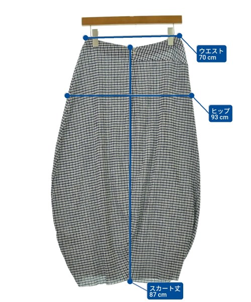 JIL SANDER（ジルサンダー）ロング・マキシ丈スカート 紺 サイズ:34(XXS位) レディース/2200645978186