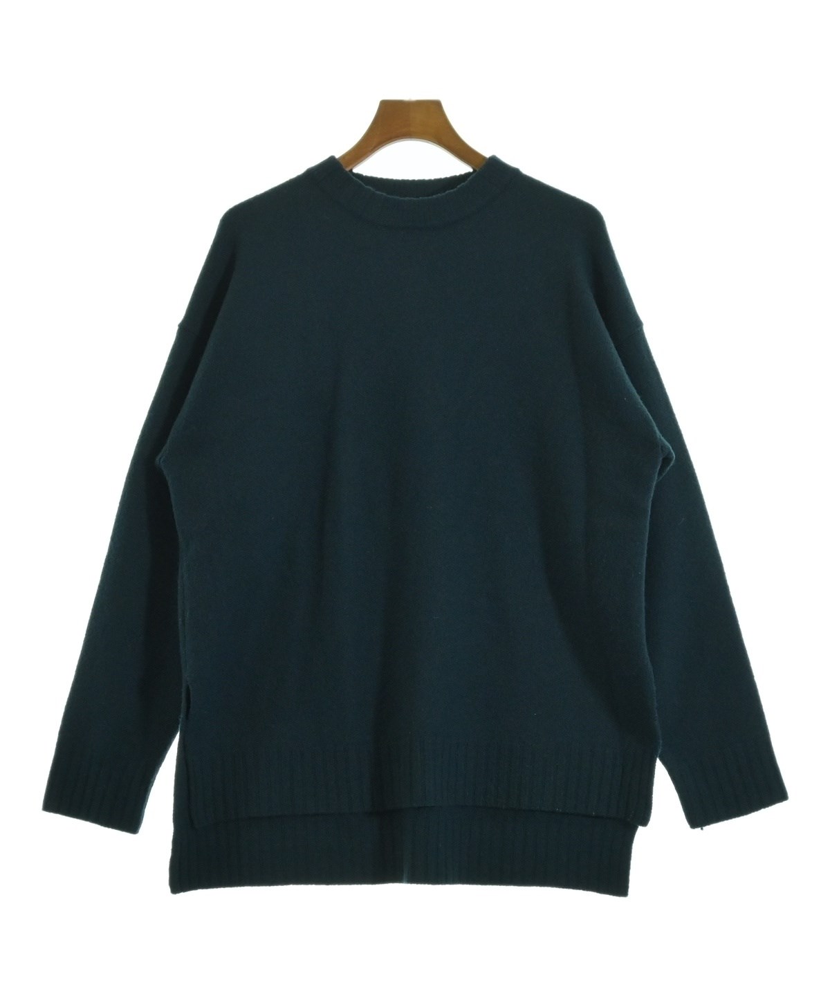 美品[JIL SANDER] knit 46 JIL SANDER（ジルサンダー）ニット・セーター 緑 サイズ:46(M位