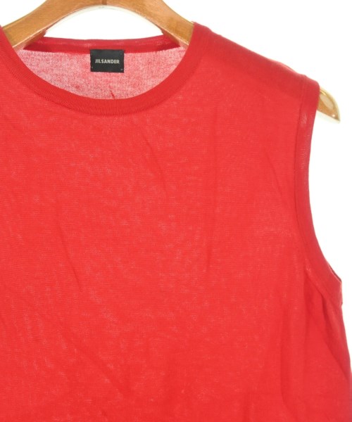 JIL SANDER（ジルサンダー）Tシャツ・カットソー 赤 サイズ:44(S位) メンズ/2200700378647