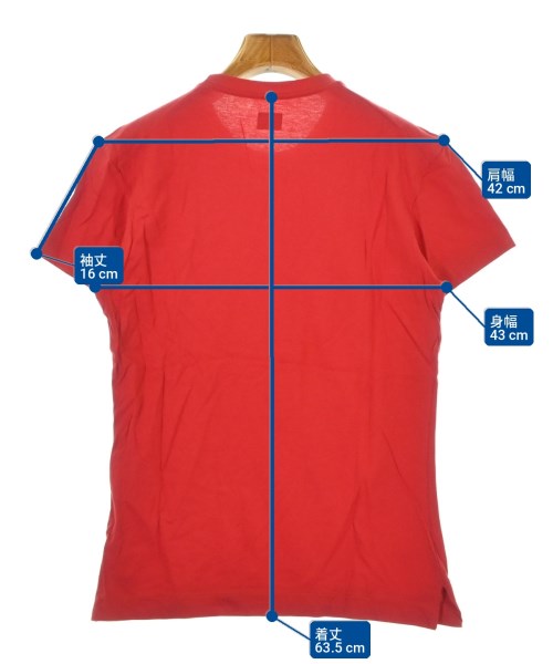 JIL SANDER（ジルサンダー）Tシャツ・カットソー 赤 サイズ:-(M位) レディース/2200702147982