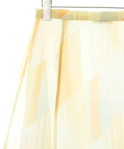 JIL SANDER（ジルサンダー）ひざ丈スカート オレンジ サイズ:34(XXS位) レディース/2200703738028