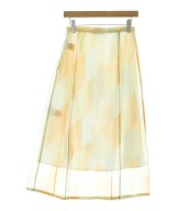 JIL SANDER（ジルサンダー）ひざ丈スカート オレンジ サイズ:34(XXS位) レディース/2200703738028