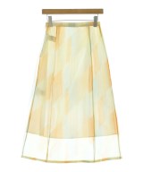 JIL SANDER（ジルサンダー）ひざ丈スカート オレンジ サイズ:32(XXS位) レディース/2200703738035
