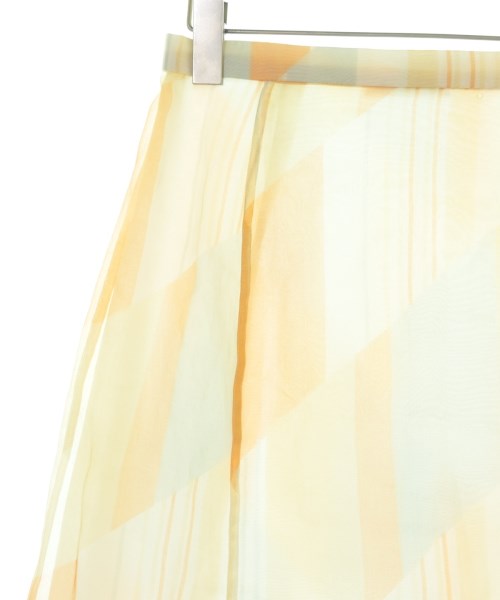 JIL SANDER（ジルサンダー）ひざ丈スカート オレンジ サイズ:34(XXS位) レディース/2200703738042