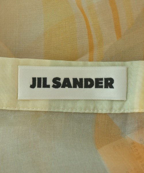 JIL SANDER（ジルサンダー）ひざ丈スカート オレンジ サイズ:32(XXS位) レディース/2200703738059