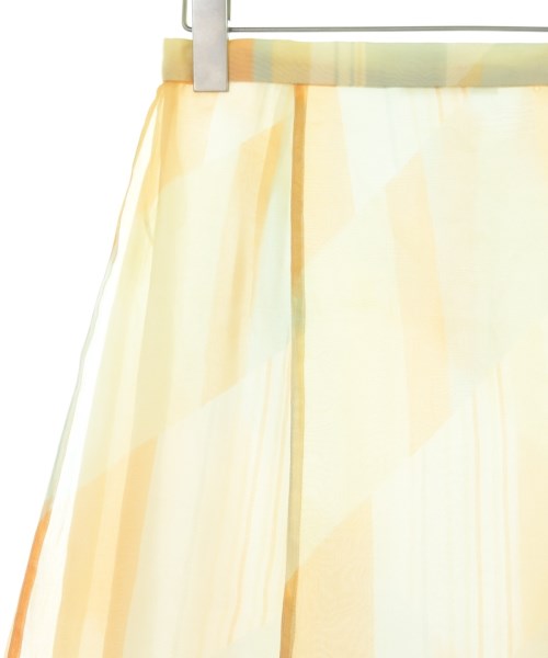 JIL SANDER（ジルサンダー）ひざ丈スカート オレンジ サイズ:32(XXS位) レディース/2200703738059