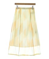 JIL SANDER（ジルサンダー）ひざ丈スカート オレンジ サイズ:32(XXS位) レディース/2200703738059