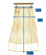 JIL SANDER（ジルサンダー）ひざ丈スカート オレンジ サイズ:32(XXS位) レディース/2200703738059