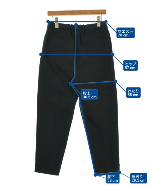 JIL SANDER（ジルサンダー）スラックス 黒 サイズ:44(S位) メンズ