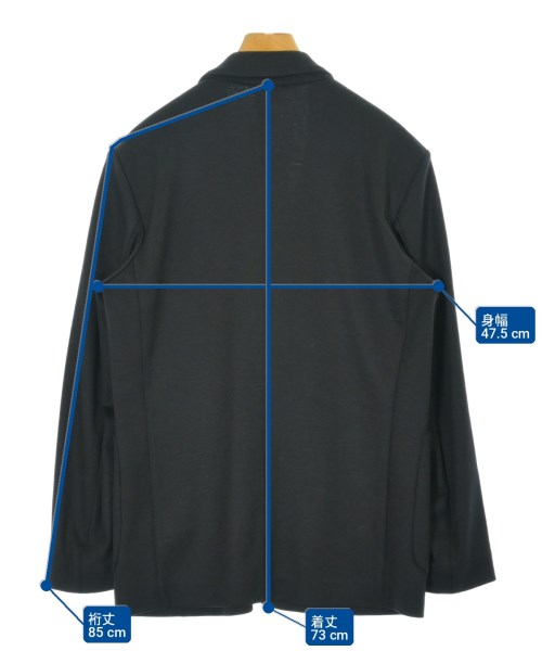 JIL SANDER（ジルサンダー）テーラードジャケット 黒 サイズ:S メンズ/2200701713041