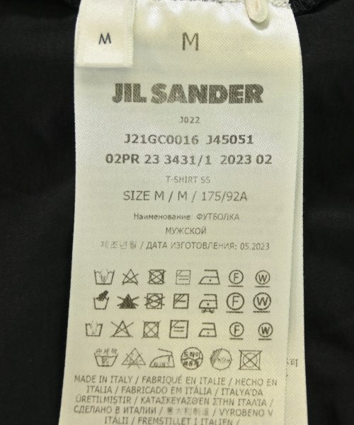 JIL SANDER（ジルサンダー）Tシャツ・カットソー 黒 サイズ:M メンズ/2200705218023