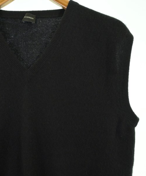 JIL SANDER（ジルサンダー）ベスト 黒 サイズ:46(M位) メンズ/2200703929143