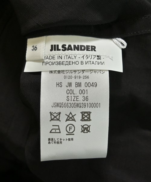 JIL SANDER（ジルサンダー）ブラウス 黒 サイズ:36(XS位) レディース/2200705540025
