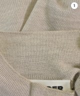 JIL SANDER（ジルサンダー）ニット・セーター ベージュ サイズ:34(XXS位) レディース/2200705489164