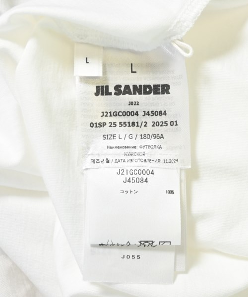 JIL SANDER（ジルサンダー）Tシャツ・カットソー 白 サイズ:L メンズ/2200707799247