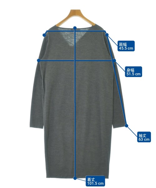 JIL SANDER（ジルサンダー）ワンピース グレー サイズ:F レディース/2200704629011
