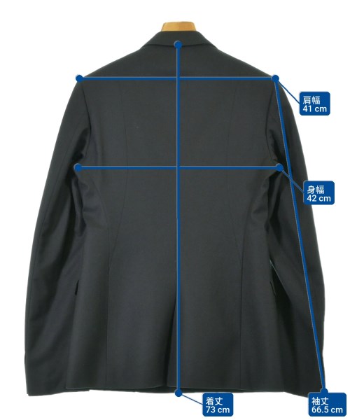 JIL SANDER（ジルサンダー）ビジネス 黒 サイズ:44/44(S位) メンズ/2200705032025