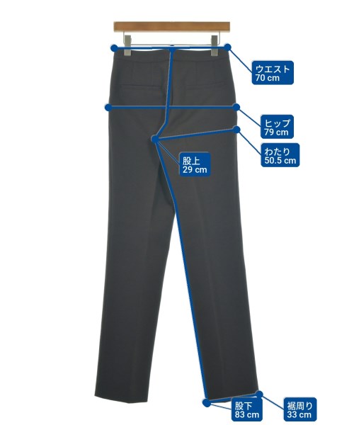 JIL SANDER（ジルサンダー）スラックス 茶 サイズ:32(XXXS位) レディース/2200708211014