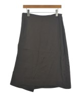 JIL SANDER（ジルサンダー）ひざ丈スカート 茶 サイズ:36(XS位) レディース/2200708211038
