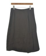 JIL SANDER（ジルサンダー）ひざ丈スカート 茶 サイズ:36(XS位) レディース/2200708211045