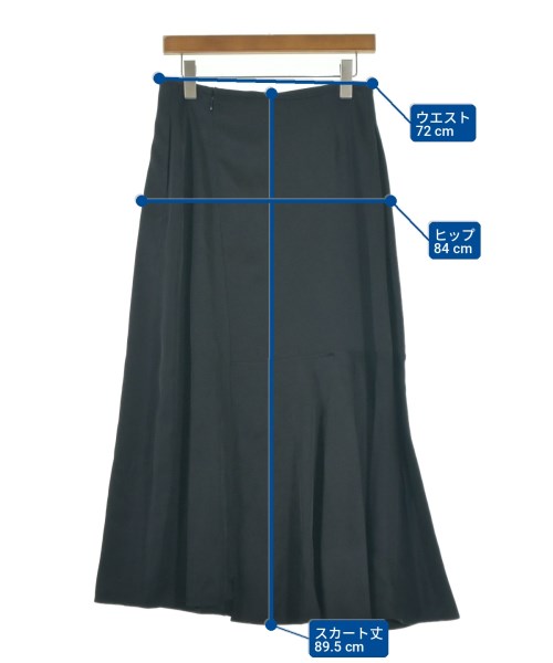 JIL SANDER（ジルサンダー）ロング・マキシ丈スカート 黒 サイズ:38(S位) レディース/2200708211052
