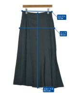 JIL SANDER（ジルサンダー）ロング・マキシ丈スカート 黒 サイズ:38(S位) レディース/2200708211052