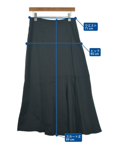 JIL SANDER（ジルサンダー）ロング・マキシ丈スカート 黒 サイズ:38(S位) レディース/2200708211069