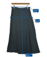 JIL SANDER（ジルサンダー）ロング・マキシ丈スカート 黒 サイズ:38(S位) レディース/2200708211069