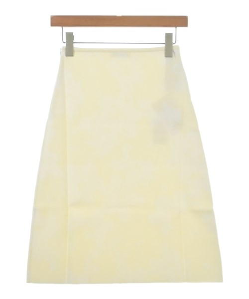 JIL SANDER（ジルサンダー）ひざ丈スカート 白 サイズ:32(XXS位) レディース/2200708211076