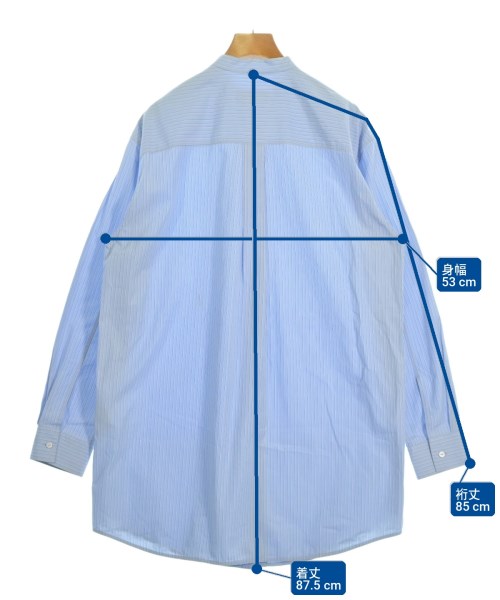 JIL SANDER（ジルサンダー）カジュアルシャツ 青 サイズ:34(XXS位) レディース/2200700924035