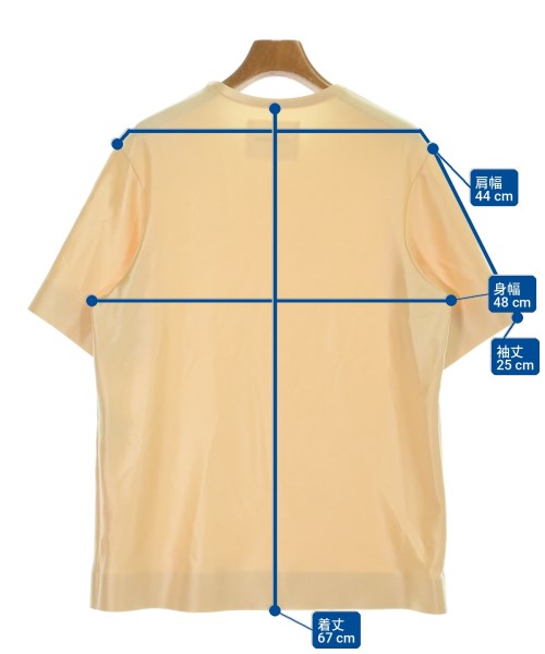 JIL SANDER（ジルサンダー）Tシャツ・カットソー ベージュ サイズ:34(XXS位) レディース/2200704503052