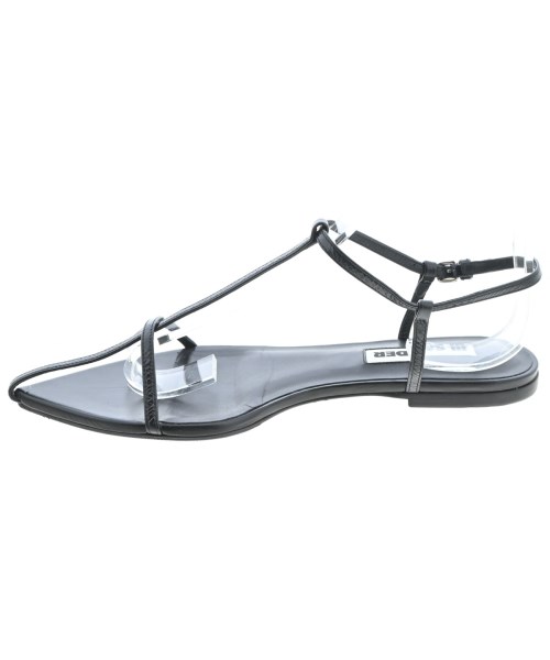 JIL SANDER（ジルサンダー）サンダル 黒 サイズ:EU36(22.5cm位) レディース/2200707372075