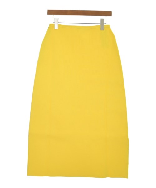 JIL SANDER（ジルサンダー）ひざ丈スカート 黄 サイズ:36(XS位) レディース/2200709518020