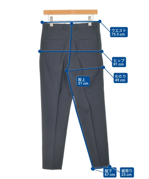 JIL SANDER（ジルサンダー）スラックス 紺 サイズ:44(S位) メンズ/2200662517016