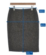 JIL SANDER（ジルサンダー）ひざ丈スカート 茶 サイズ:36(XS位) レディース/2200662607069