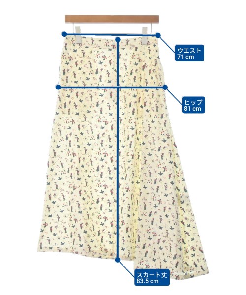 JIL SANDER（ジルサンダー）ロング・マキシ丈スカート 白 サイズ:36(XS位) レディース/2200663248025