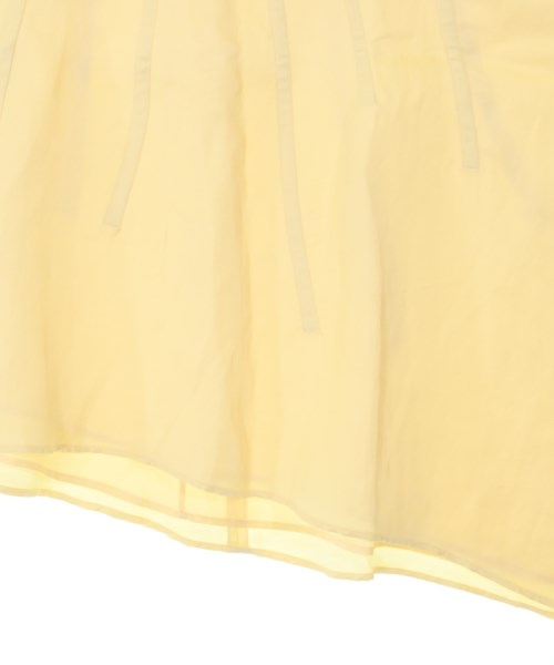 JIL SANDER（ジルサンダー）ひざ丈スカート 黄 サイズ:34(XXS位) レディース/2200663248049