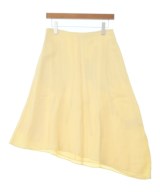 JIL SANDER（ジルサンダー）ひざ丈スカート 黄 サイズ:34(XXS位) レディース/2200663248049