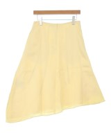 JIL SANDER（ジルサンダー）ひざ丈スカート 黄 サイズ:34(XXS位) レディース/2200663248049