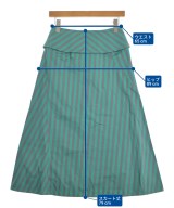 JIL SANDER（ジルサンダー）ロング・マキシ丈スカート 緑 サイズ:32(XXXS位) レディース/2200663351053