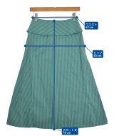 JIL SANDER（ジルサンダー）ロング・マキシ丈スカート 緑 サイズ:30(XXXS位) レディース/2200663351060