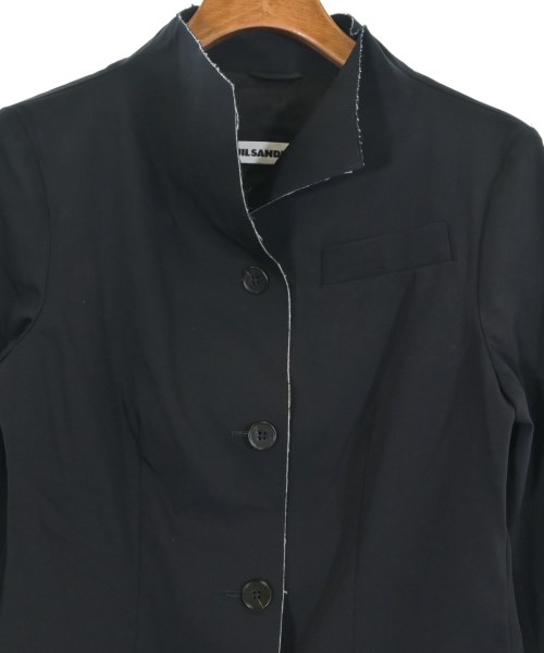 JIL SANDER（ジルサンダー）ノーカラージャケット 黒 サイズ:32(XXXS位) レディース/2200655424109