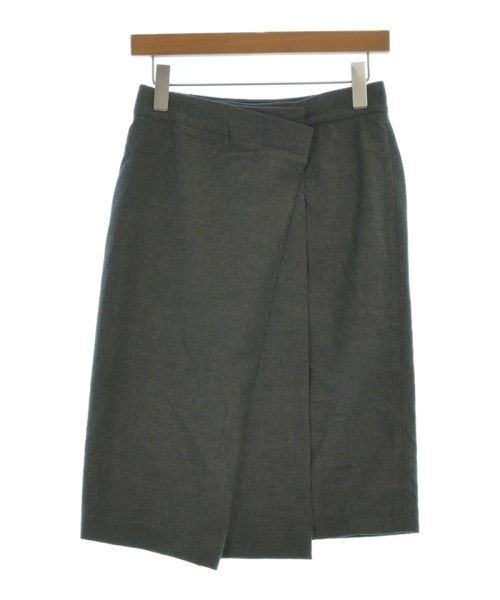 JIL SANDER(ジルサンダー)ひざ丈スカート グレー サイズ:32(XXS位)/2200664895174