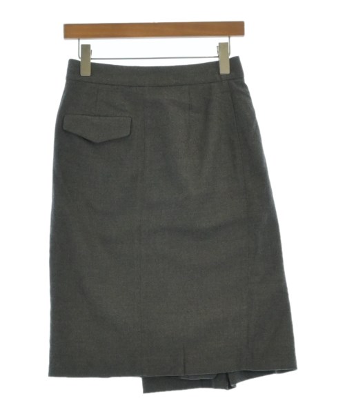 JIL SANDER（ジルサンダー）ひざ丈スカート グレー サイズ:32(XXS位) レディース/2200664895174