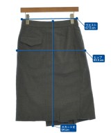 JIL SANDER（ジルサンダー）ひざ丈スカート グレー サイズ:32(XXS位) レディース/2200664895174