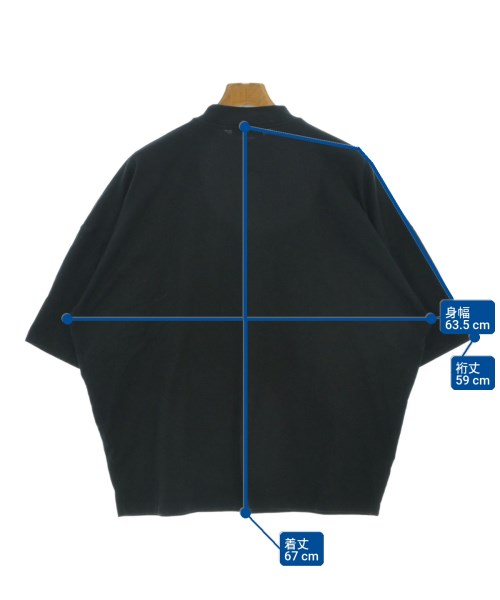 JIL SANDER（ジルサンダー）Tシャツ・カットソー 黒 サイズ:M メンズ/2200208668059