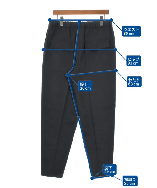 JIL SANDER（ジルサンダー）スラックス 黒 サイズ:46(M位) メンズ/2200664760168