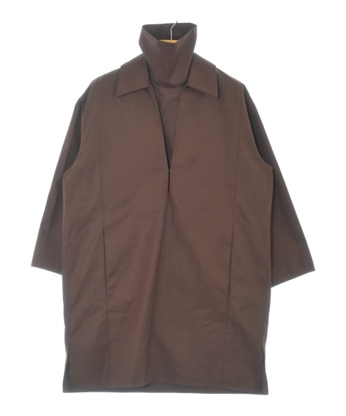 JIL SANDER(ジルサンダー)ブラウス 茶 サイズ:30(XXS位)/2200665818547