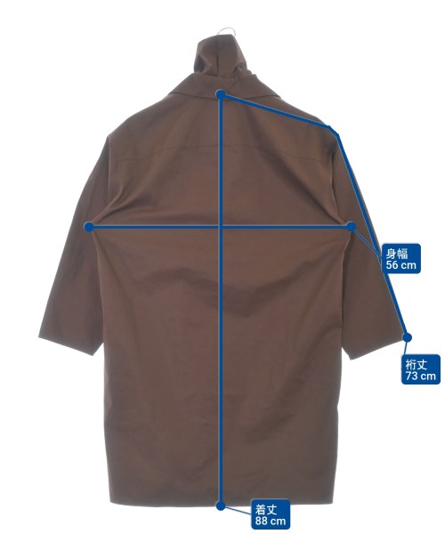 JIL SANDER（ジルサンダー）ブラウス 茶 サイズ:30(XXS位) レディース/2200665818547