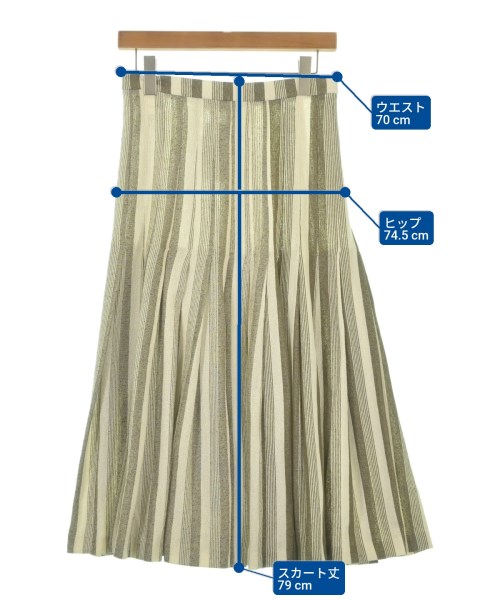 JIL SANDER（ジルサンダー）ロング・マキシ丈スカート 白 サイズ:34(XS位) レディース/2200665818585